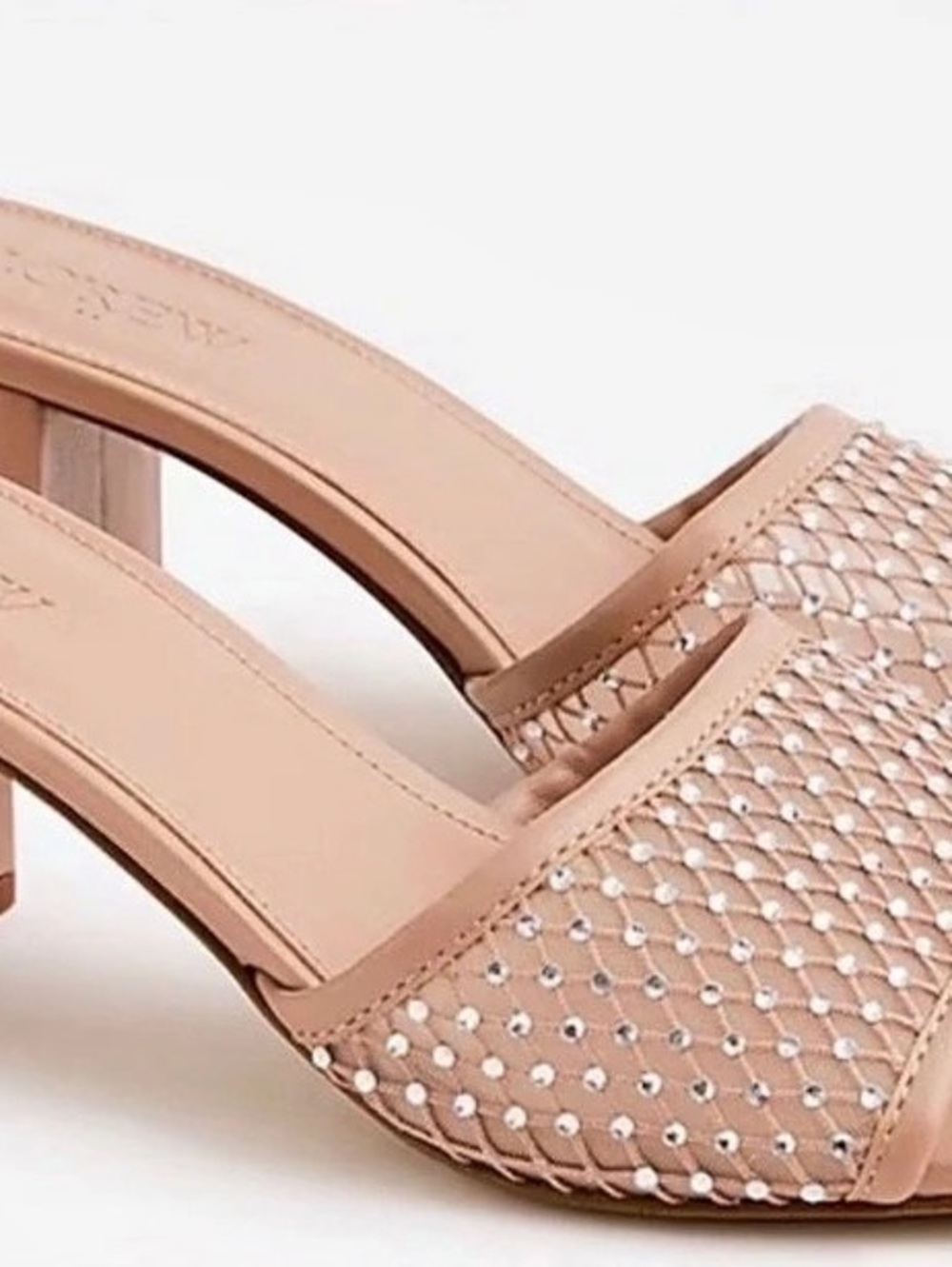 J.Crew Mule block-heel sandals in mesh Sandals US 10